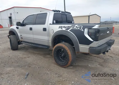 2012 Ford F-150 Svt Raptor z USA, uszkodzony, nr VIN 1FTFW1R66CFA99785